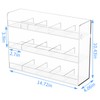 Laumffon Acrylic Tea Bag Organizer, 3 Layers Tea Bag Holder