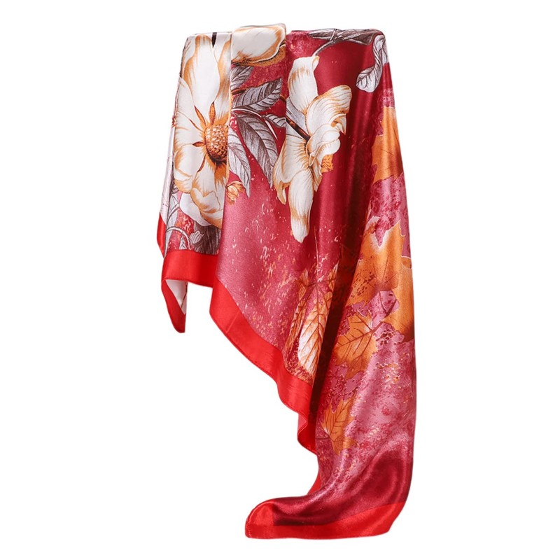 FAIRYGATE Damen kleines Seidentuch 100% Seide Halstuch Bandana Seidenschal Gemütliche