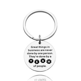 Business Team Gifts for Coworkers Employees Managers Teammate Keychain Staff Appreciation Gifts for Men Women Thank you Gifts for Supervisor Leader Boss Team Member Birthday Gifts for Co Worker Female