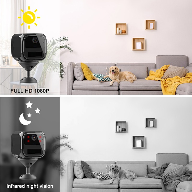 Small Security Camera 4G LTE 1080P Motion Detection 2 Way