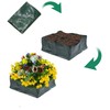 NNTA Raised Garden Planter Fabric Bed, 4 Divided Grids Durable