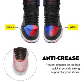 Tupeed 6 Pairs Shoe Boot Crease Preventers, Anti-wrinkle Shoe Protecto