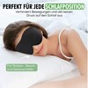 TravelHawk Sleeping Mask Black - Set of 2 - Luxury