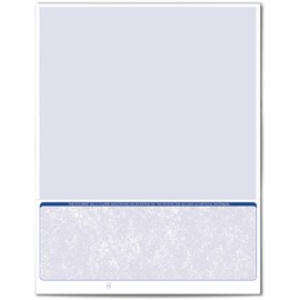 VersaCheck ValueChex - 500 Blank Business Voucher Checks - Blue Classic - 500 Sheets Form #1002 - Check on Bottom