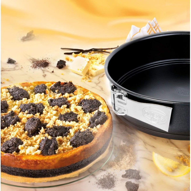 Dr. Oetker Springform Ø 26 cm, Backform mit Flachboden, runde