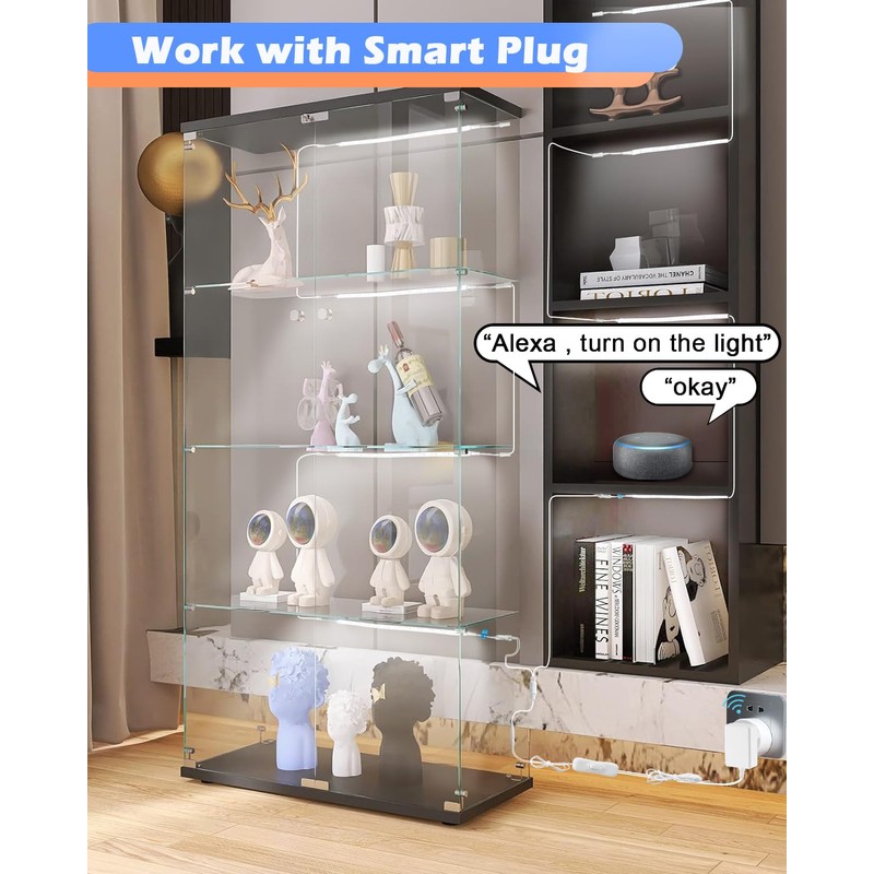 Cefrank LED Under Shelf Lighting Kit, (8) Linkable 12-Inch Light