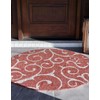 Unique Loom Outdoor Botanical Collection Area Rug - Curl (10'