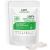 White Size 00 Empty Capsule -1000 Capsules | Tapioca Plant