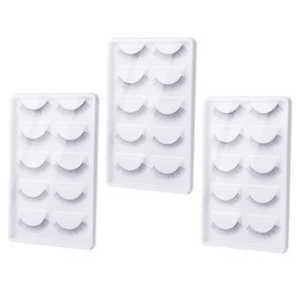 jojofuny Art Eyelashes 3 Sets Practice False Eyelashes Makeup False Grafting Lashes Women Eyelash es Flase Eyelashes Fake Lashes Women False Eyelash Fake Eyelash Natural Extend Fiber Miss