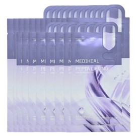Mediheal Pepta Lifting Ampoule Mask 20ml x 20 pieces Wrinkle improvement, skin elasticity, sensitive skin / 메디힐 펩타 리프팅 앰플 마스크 20ml x 20개 주름개선 피부탄력 민감성피부