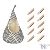 11 Pcs Clothes Pegs for Washing Line, Wooden Pegs for