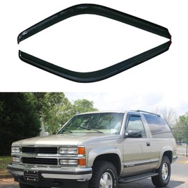 Wensdy 94228 4Pcs Outside Mount Side Window Visor Deflector Sun Rain Guard Set fit for 1992-2011 Mercury Grand Marquis (Excludes Landau Roof),98-11 Crown Vic (Short Rears),2003 Marauder