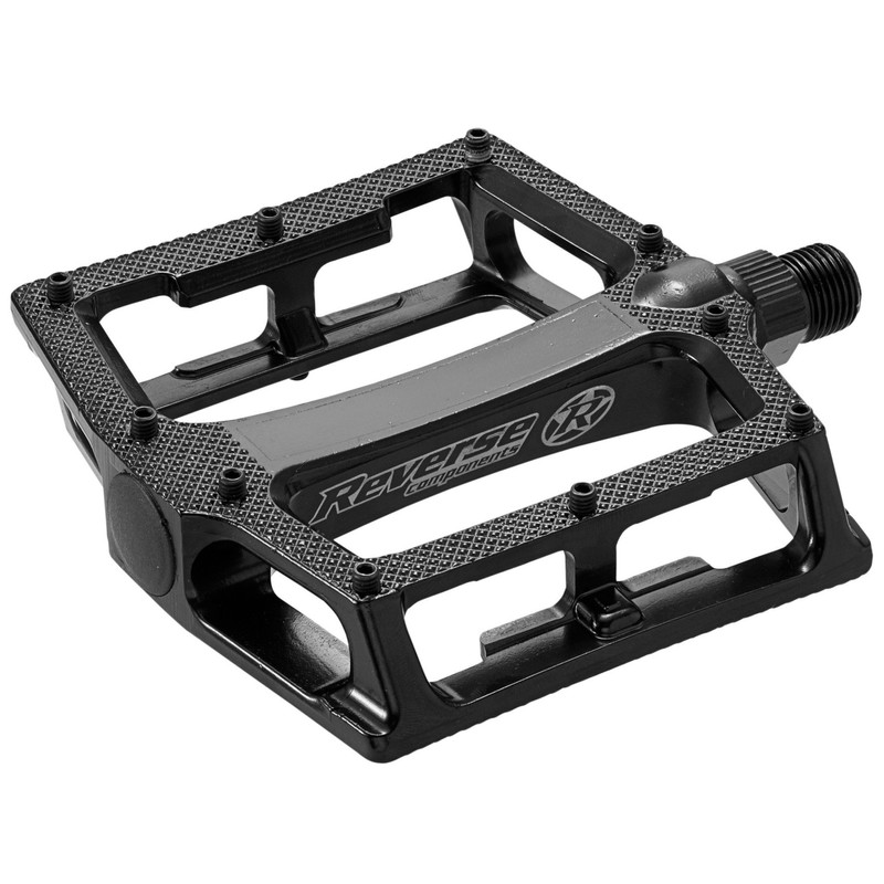 Reverse Super Shape 3D Flat Bicycle Pedal Black