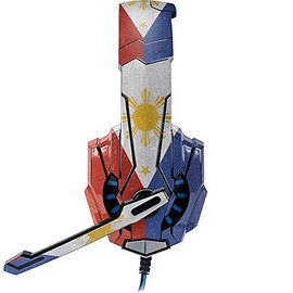 Skinit Decal Skin Compatible with BENGOO G9000 Gaming Headset - Skinit Originally Designed Philippines Flag Distressed Design