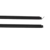 2Pcs Car Weatherstrip Window Seal 80821 01G00 Black Reliable Rugged