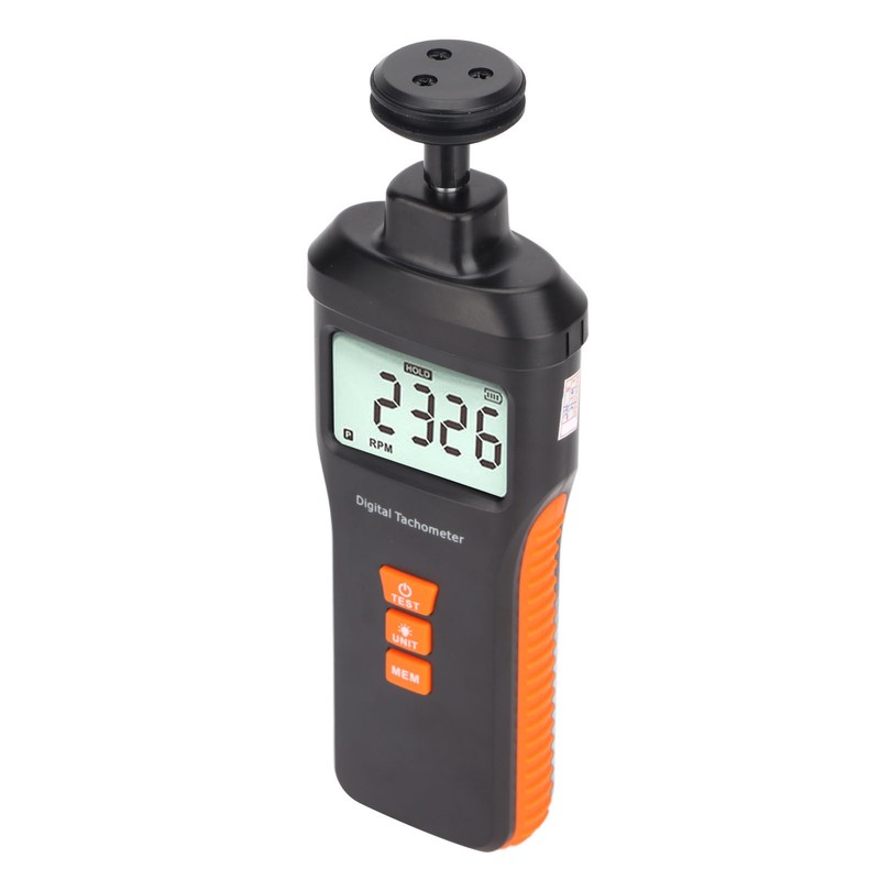 Photoelectric Tachometer High Accuracy Non Contact Multifunctional Digital Stroboscope Tachometer