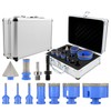 Diamond Tile Hole Saw Kit - 11Pcs 1/4'' X 2,