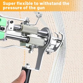 85" × 79" Large Overlocking Tufting Cloth with Marked Lines- Primary Monk's Cloth Punch Needle Fabric for DIY Rug-Punch Tufting Gun