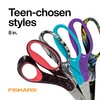 Fiskars 8" Left-Handed Softgrip Teen Scissors for Ages 15+ -