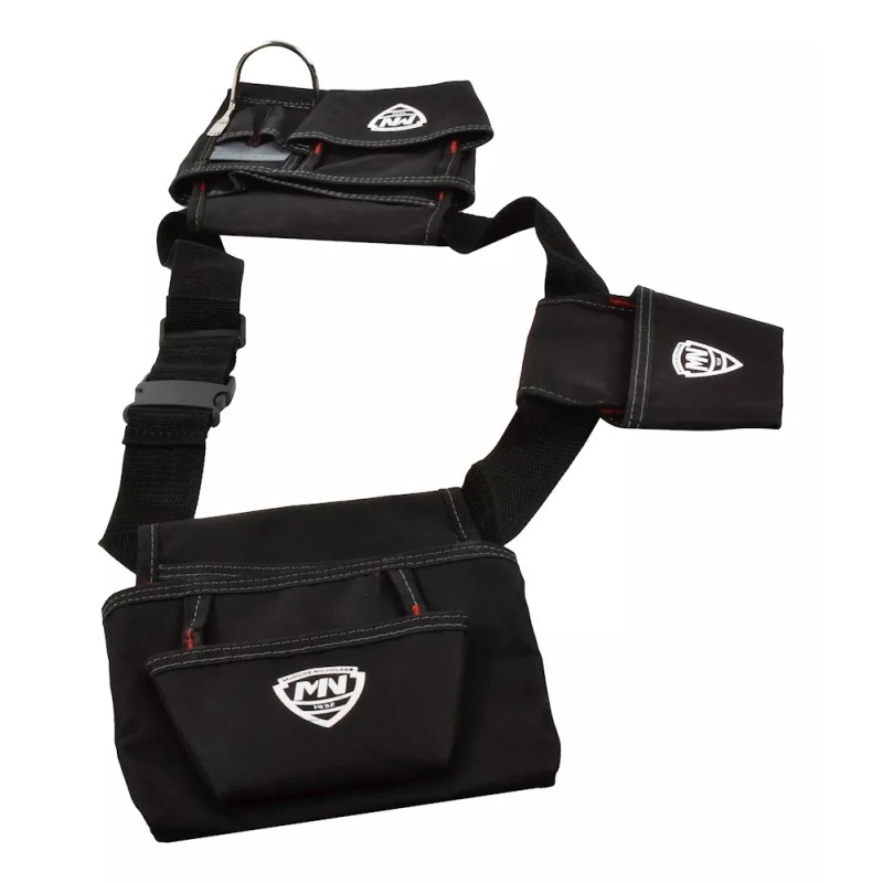 MN Portaherramientas Doble Poliéster Cinturon 11 Organizadores