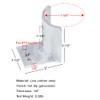 4 Pairs 1-5/8" Fence Post Base,Round Pipe Floor Flange