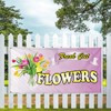 Vinyl Banner Multiple Sizes Fresh Cut Flowers Business E Retail