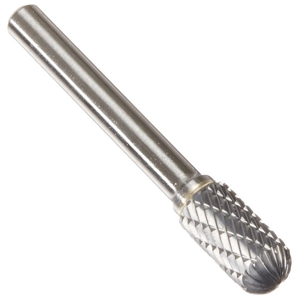 Drill America SC-3 Carbide Burr/Rotary File Cylindrical Radius-End Double Cut