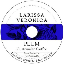 Plum Guatemalan Coffee (Single Serve K-Cup Pods) (Gourmet, Naturally Flavored, Whole Coffee Beans) (12 pods, ZIN: 574202) - 2 Pack