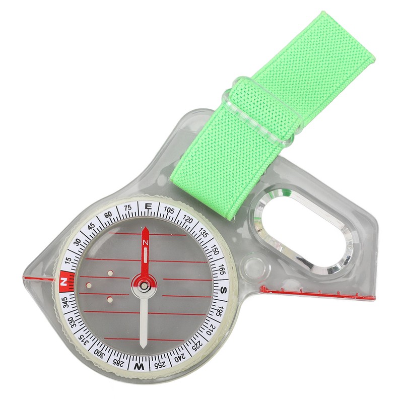 Orienteering Compass Luminous Versatile Sensitive Portable Backpacking Compass for Camping