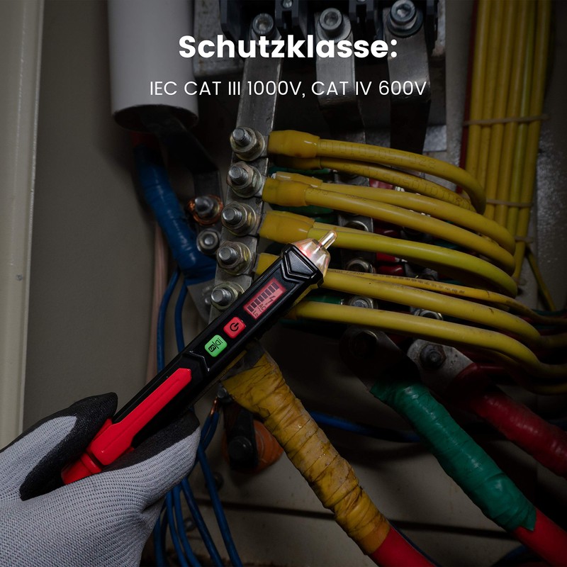 Non-Contact Voltage Tester/Phase Tester, KAIWEETS AC Current Tester Non-Contact Continuity