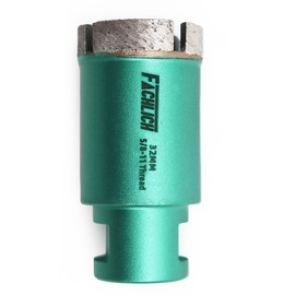 FACHLICH Diamond Core Drill Bit,1-1/4" Tile Drill Bit 32mm Wet Drilling for Concrete Countertops,Marble,Granite,Artificial Stone,Tile,Brick, Limestone