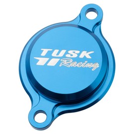 Tusk Aluminum Oil Filter Cover Blue For YAMAHA YZ250F 2014-2022