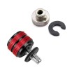 21ST Fender Black Red Seat Screw Bolt Mount Nut for
