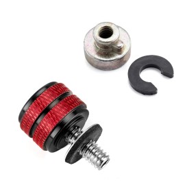 21ST Fender Black Red Seat Screw Bolt Mount Nut for Harley Softail Dyna Low Rider S