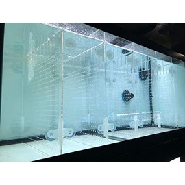 Acrylic Aquarium Divider Kit 5.5/10 / 20L / 20H / 29 / 40B / 55/75 / 125gal Fish Tank with Suction Cups