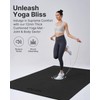 YOTTOY Large Yoga Mat (75 * 52 * 1/2inch),Extra Wide