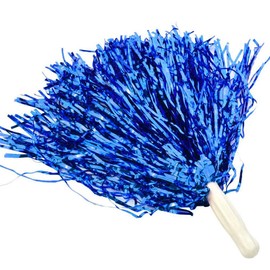 baotongle 12 PCS Cheerleading Squad Spirited Fun Poms Pompoms Cheer Costume Accessory for Party Dance Sports (Blues)