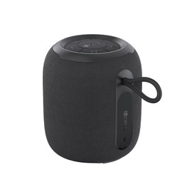 1 Hora Bocina Bluetooth 5.3, 5W Mini Bocina Portatil con Función Radio FM/AUX/USB/TF, Compatible con Phone, Tablet, Computadores, Ideal para Viajar y Campear, Negro