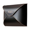 NACH Black Mailbox Wall Mount, 12.5 x 5 x 10