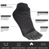 VWELL Toe Socks for Men Women COOLMAX Five Finger Socks