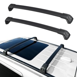 Soruci Roof Rack Cross Bars Compatible with Jeep Grand Cherokee Altitude & SRT & Trackhawk with Roof Black Moldings 2011-2022, Aluminum Car Crossbar with Lock for Roof Cargo Carrier Kayak Snowboard