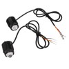 Pair Motorcycle LED Spotlight High Low Beam Yellow White Light