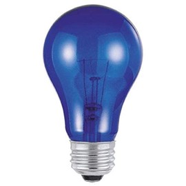 Westinghouse 25 watts A19 A-Line Incandescent Bulb E26 (Medium) Blue 1 pk
