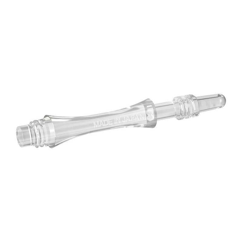 8 Flight Slim Shaft Spin Clear 26mm