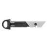 Wedo 78820 Safety Cutter (aus Metall auch für Linkshänder) schwarz/silber