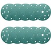 Sanding Discs Pads 10Pcs 150mm, 15 Hole Sandpaper, Hook and