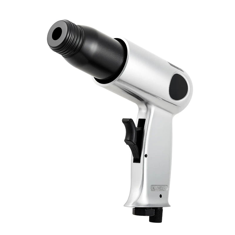 Compact Pistol-Grip Air Hammer 3500BPM 2.76 Inch Stroke 4PCS Chisels