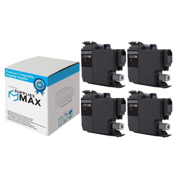 SuppliesMAX Compatible Replacement for Brother DCP-J572/J772/J774/MFC-J491/J497/J690/J890/J895DW Black High Yield Inkjet