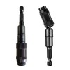 2Pcs Pivoting Bit Tip Holder - 1/4" Hex Quick Release
