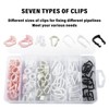 70PCS Car Fuel Line Clips,7 Size Nylon Fuel Line Repair